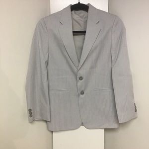 Boy suit 2pc light gray